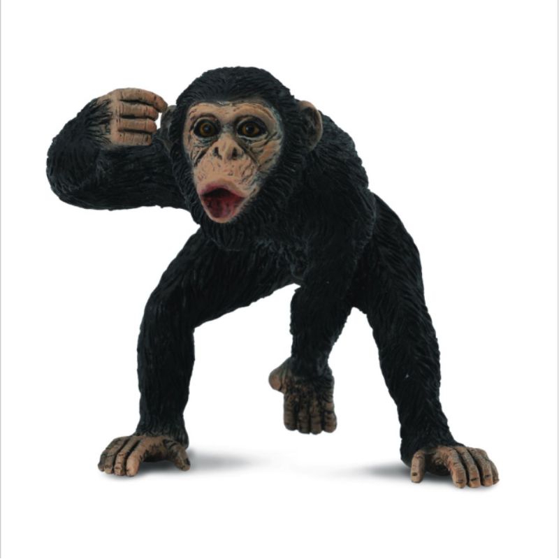 Chimpanzee Male 88492 Simpanse Mainan Animal Figure Binatang Miniature Edukasi Anak Hewan Figurine P