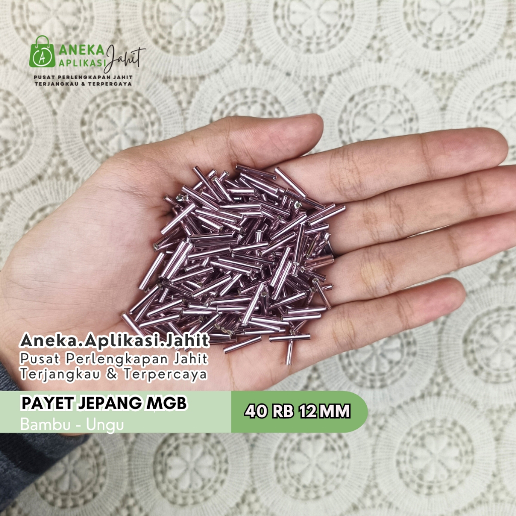 50 GRAM PAYET JEPANG MGB BAMBU RB 40 12 MM UNGU