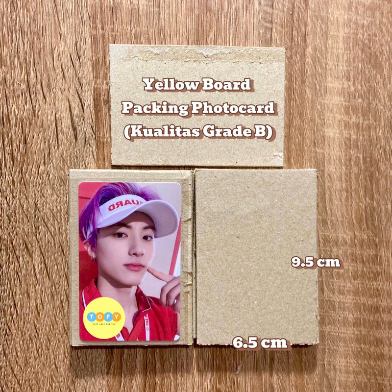[Grade B] Yellow Board Grey Board YB ukuran 6.5 cm x 9.5 cm Tebal 2 MM Bot No. 30 murah murce untuk 