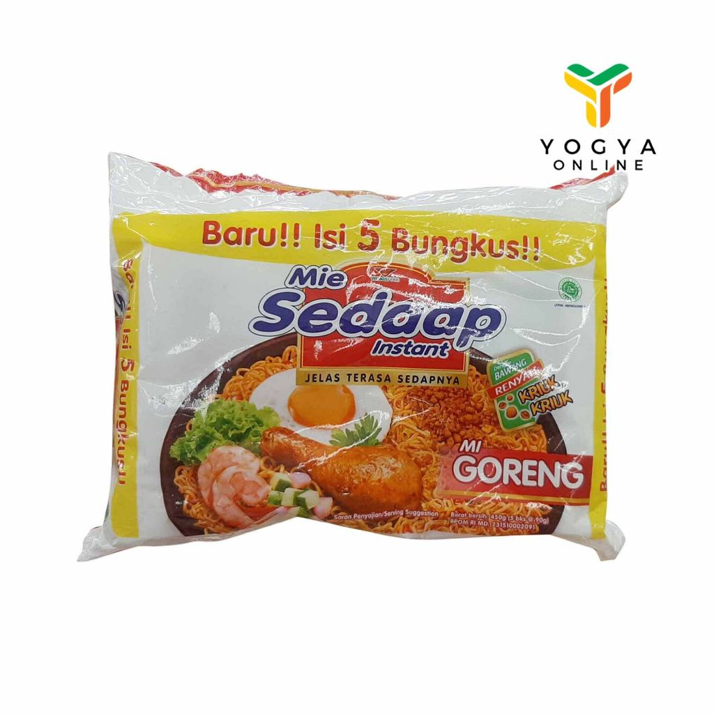 

Sedaap Mie Goreng 5X90 Gram Mie Makanan Instan