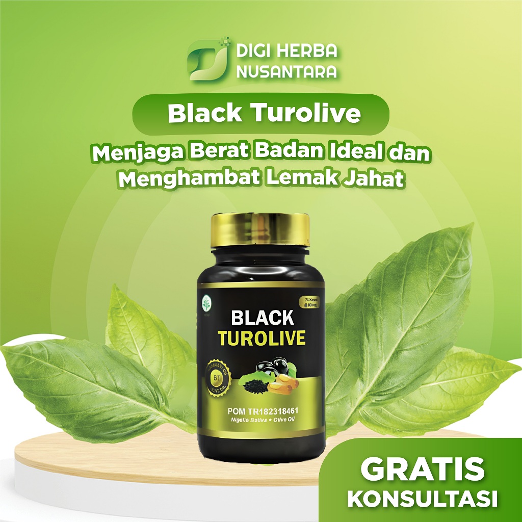 

Black Turolive isi 75 Kapsul - Menjaga Berat Badan Ideal dan Menghambat Lemak Jahat