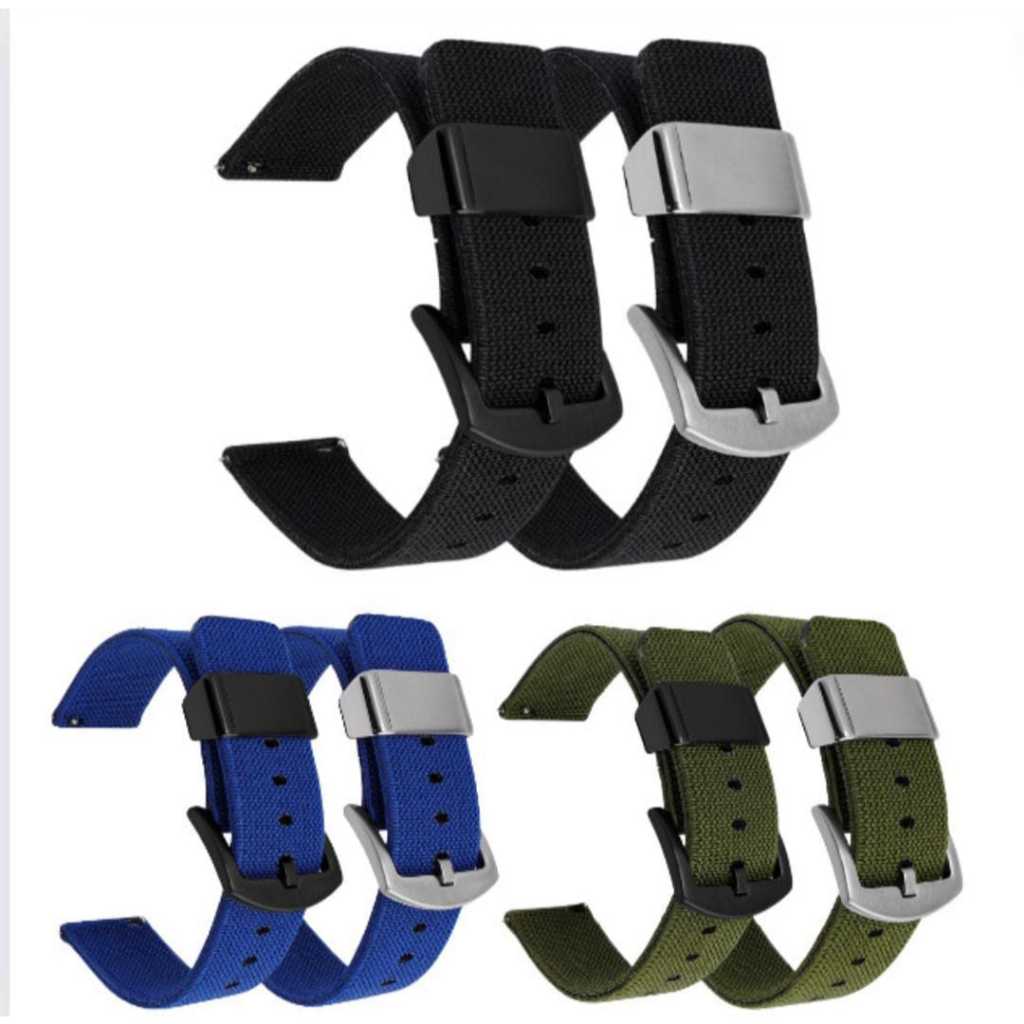 Strap Tali Jam Tangan Quick Release Kanvas Nilon Sailcloth Model Seiko Diver