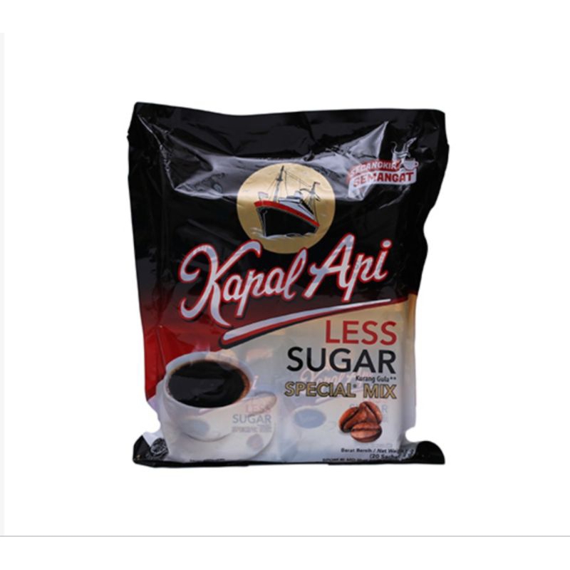 

Kapal api spesial mix Lessugar 20x21gr