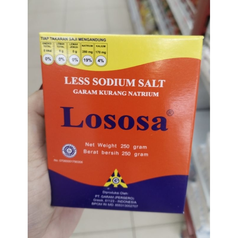 

250gr LOSOSA - Garam Kurang Natrium - Less Sodium Salt