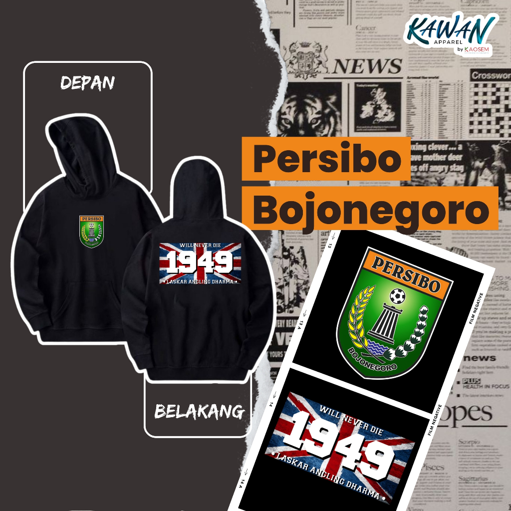 Hoodie Persibo / Hoodie Boromania / Hoodie Bojonegoro / Kaos Persibo / Kaos Boromania / Jaket Persib