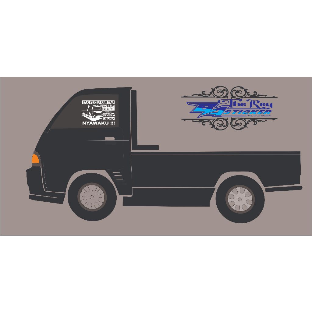 Stiker mobil stiker kata kata