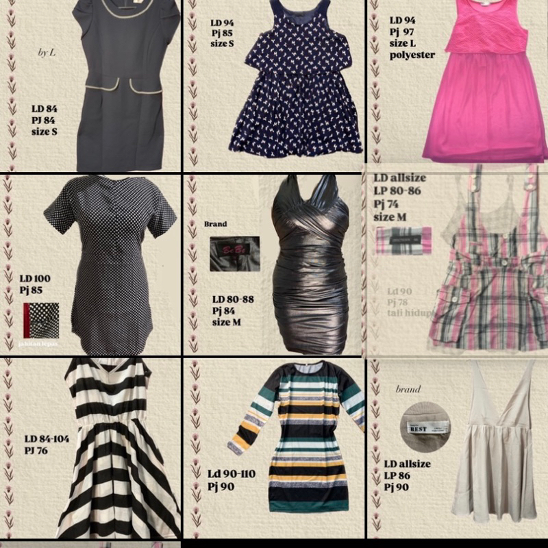 PL (preloved) start 10k MINI/LONG DRESS OL PREMIUM PESTA SANTAI MURAH BabyBlue.Gallery