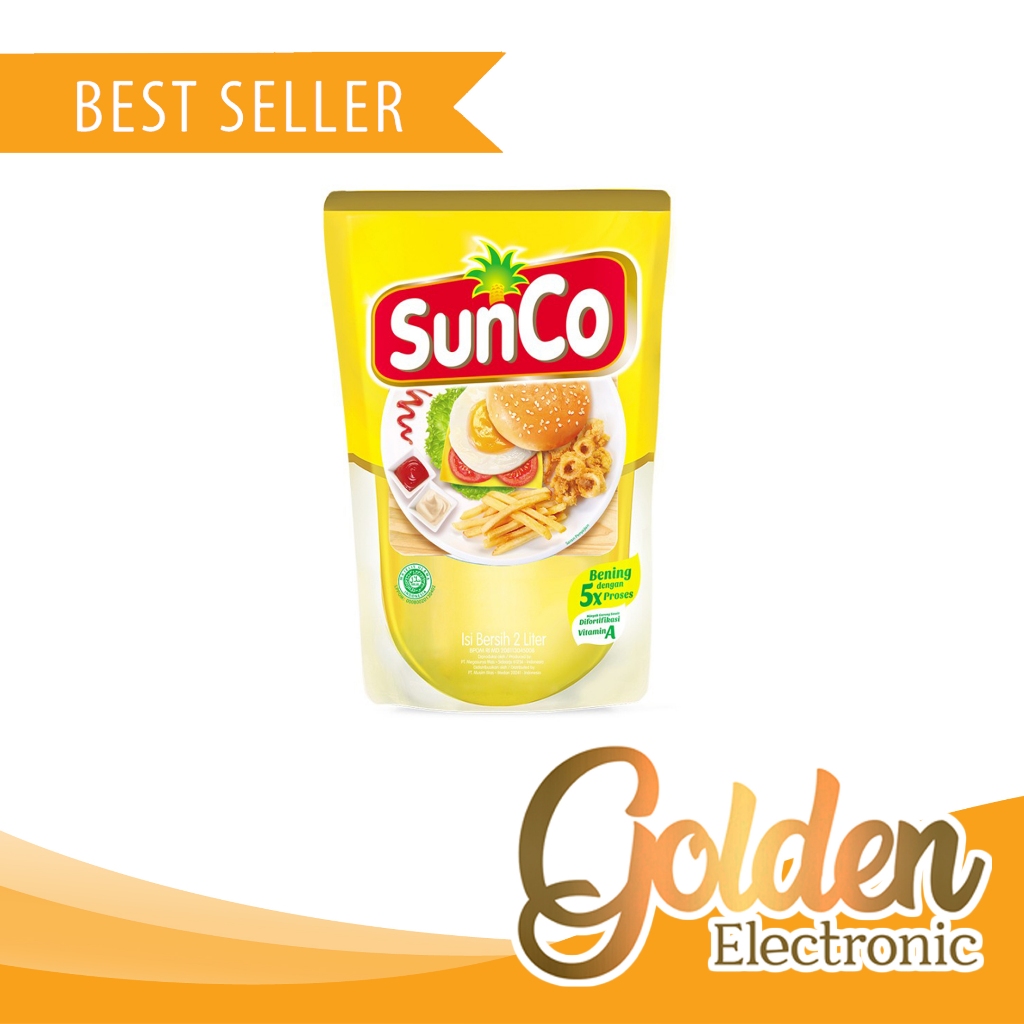 

SUNCO Minyak Goreng Refill 2L Pouch Minyak Goreng Baik | Cooking Oil Pack 2 Liter 2Liter Sunco Minyak Goreng Baik Jernih Murah