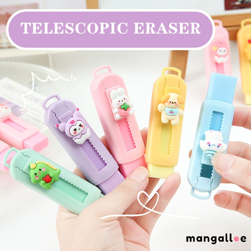 

✨COD Sanrio Sliding Eraser/Kartun Penghapus Mekanik/Lucu Hapusan Mekanik Warna Lucu Tidak Meninggalkan Serpihan 4B -MG