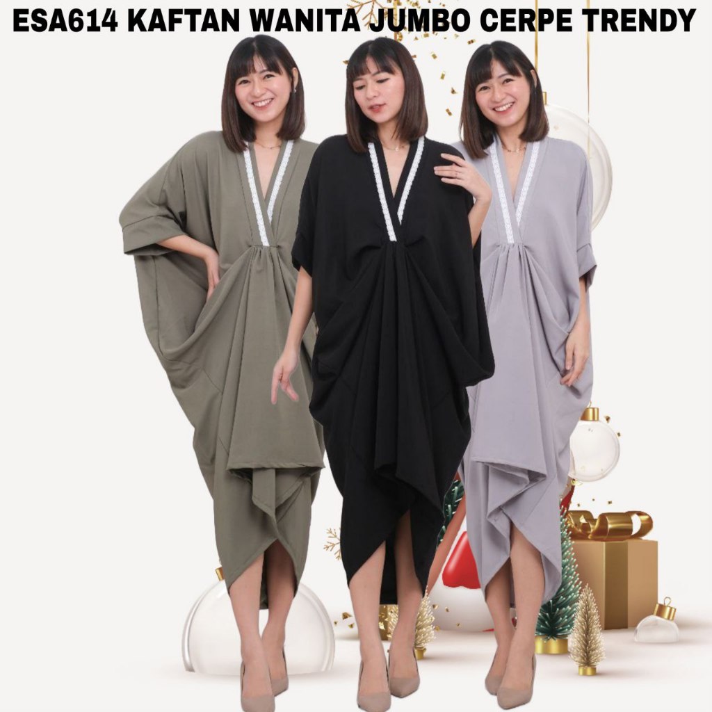 ESA614 CRP KAFTAN GAMIS/DRESS KAFTAN MODERN /KAFTAN TRENDY 2022