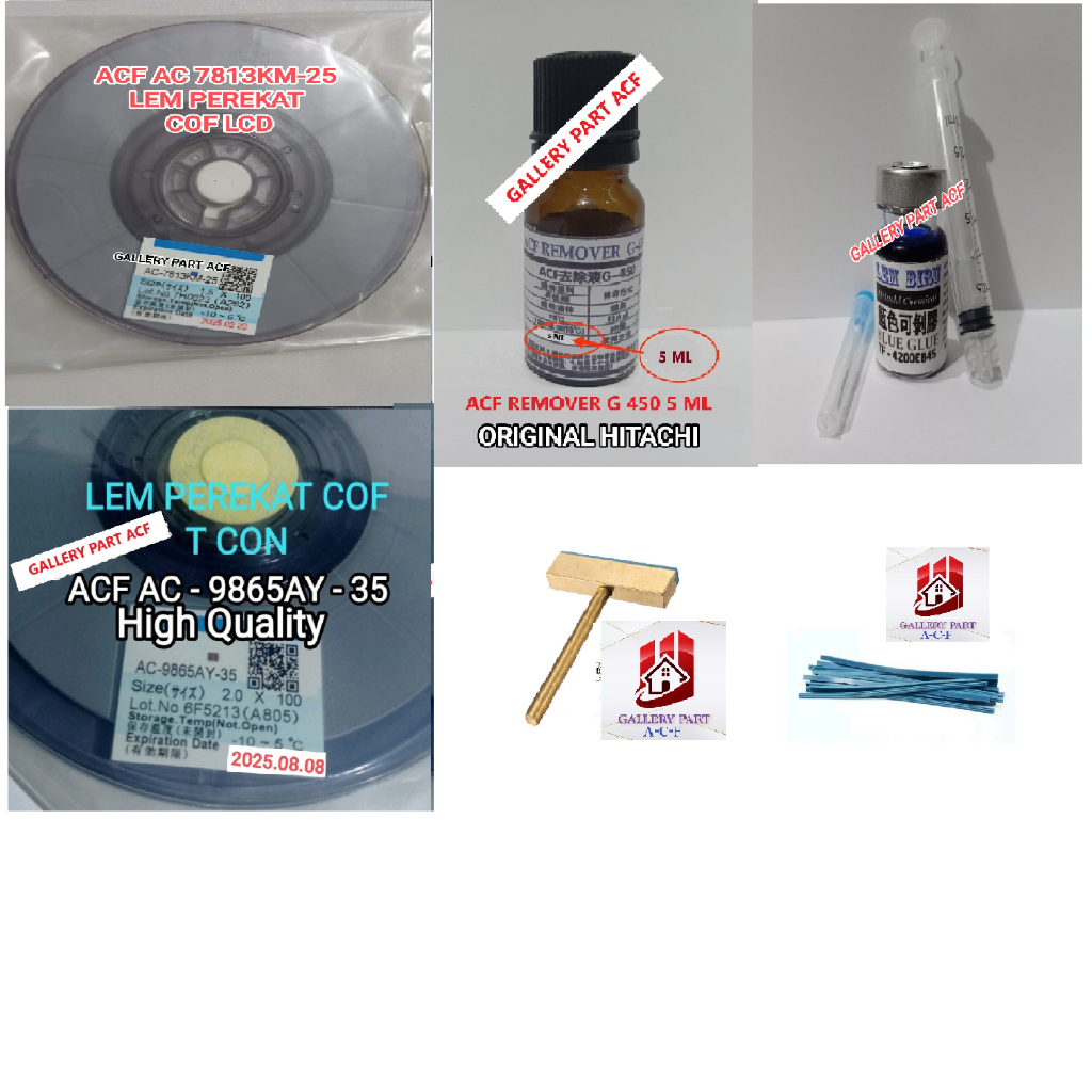 

lem ic cof lcd , tv , monitor , led tv , lcd tv , lem perekat , lem acf ac , lem flexibel lcd tv , LEM IC COF