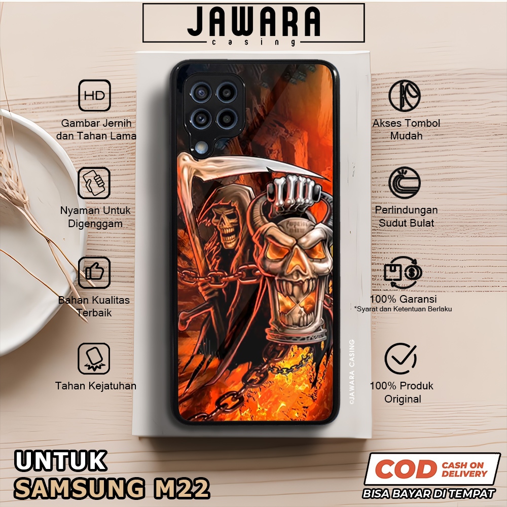Case Samsung M22 Casing Samsung M22 [SKLL] Premium Case Glossy Case Hp Samsung Jawara Casing Hp Sams