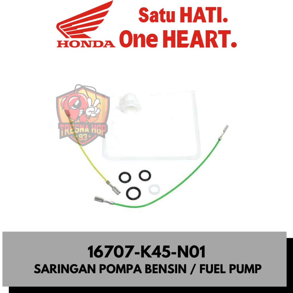 16707-K45-N01 SARINGAN SET BENSIN CBR 150R K45G ORIGINAL | FILTER SET 16707K45N01