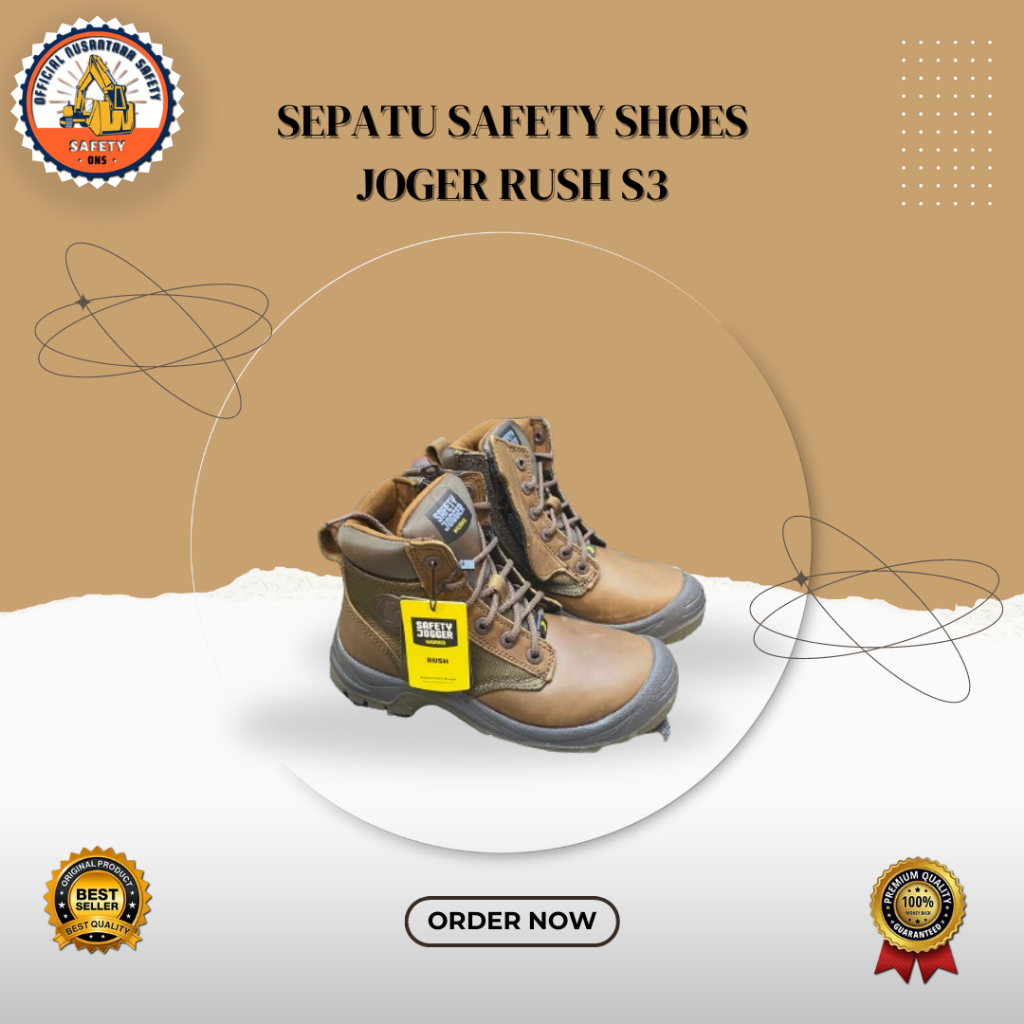 Sepatu Safety Jogger RUSH S3 / NEW SEPATU SAFETY / ORIGINAL