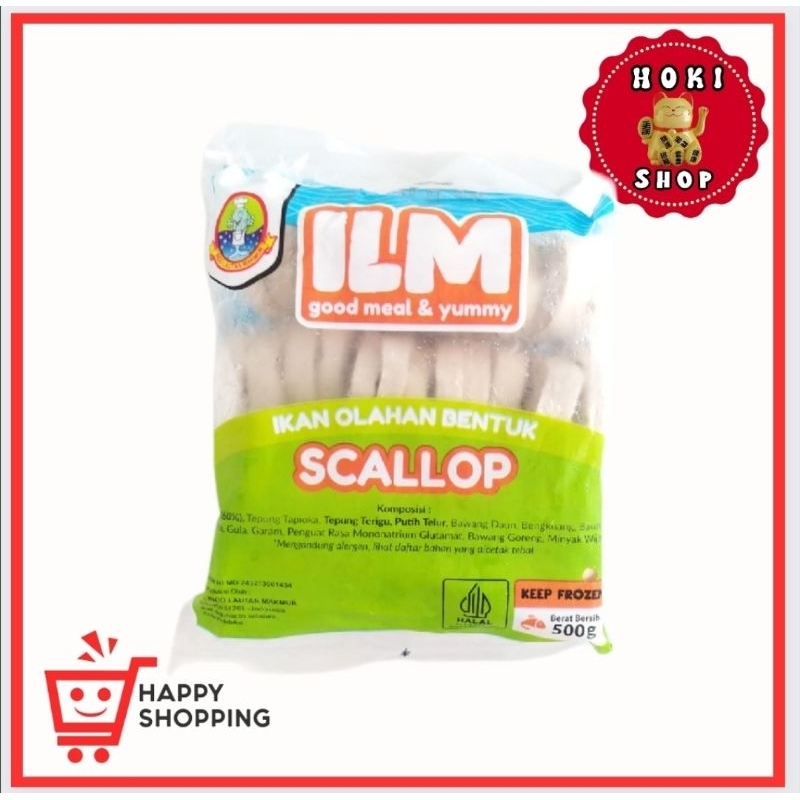 

[INSTAN ONLY] ILM Scallop 500gr EXP 13.12.24 / Ikan Olahan Bentuk Scallop