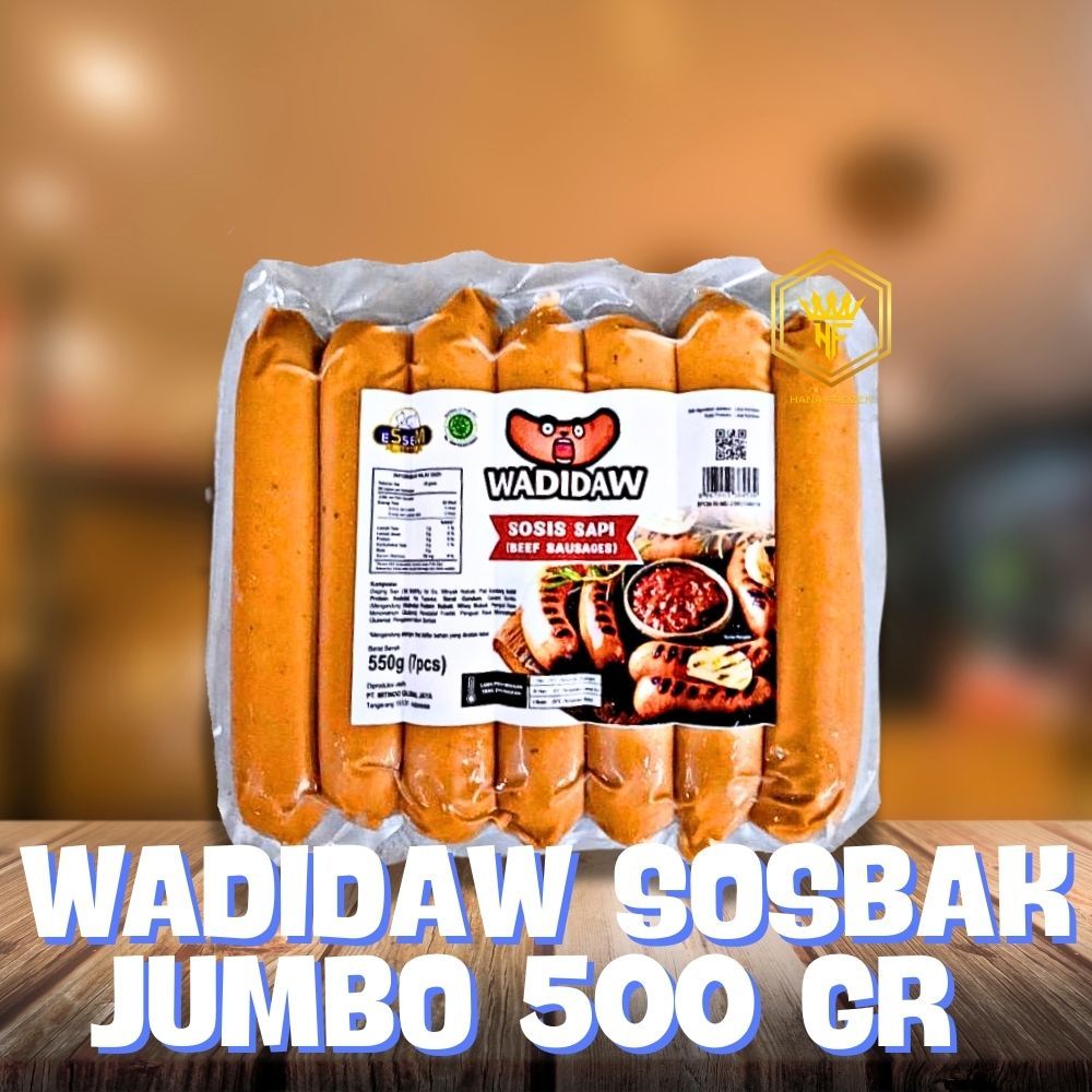 

WADIDAW SOSIS BAKAR JUMBO 500GR, MINI 500GR