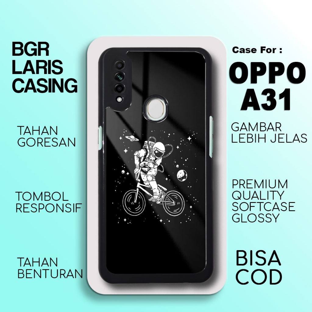 Casing Oppo A31 Terbaru Astronot Baru Case Oppo A31 Termurah Hardcase Softcase Glosy Kesing Terlaris