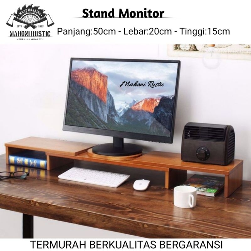 stand monitor meja monitor meja laptop