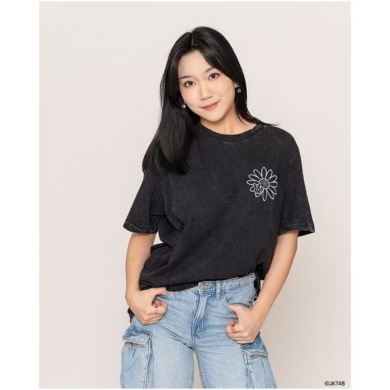 Kaos JKT48 Birthday T-Shirt Marsha Lenathea 2024 - Hitam