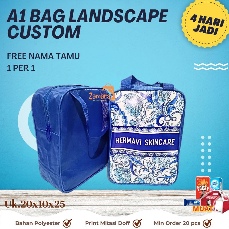 TAS SKINCARE CUSTOM MURAH/TAS MAKE UP/SKINCARE BAG/TAS KEMASAN SKINCARE CUSTOM PREMIUM