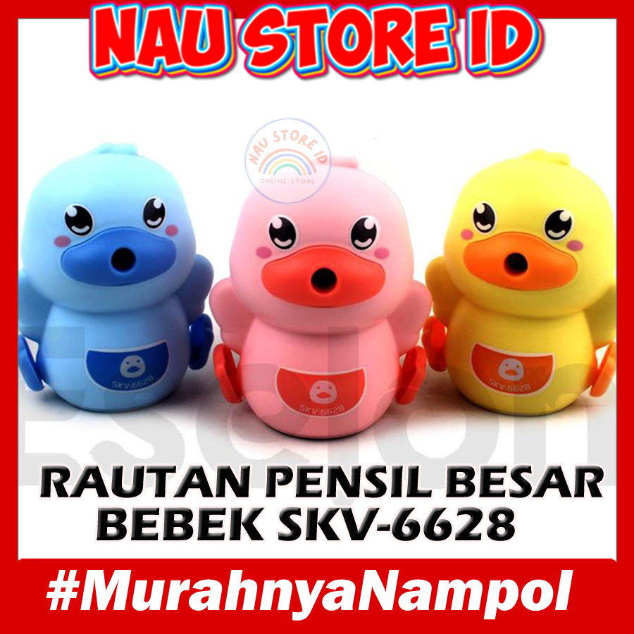 

[ RAUTAN PENSIL BESAR ] RAUTAN PENSIL PUTAR ANAK SERI BEBEK / Rautan Meja BEBEK SKV-6628 / Rautan Meja Fancy - ATK - NAU STORE ID