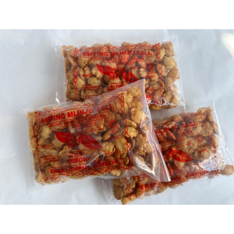 

Emping Melinjo Asli Kotagede Manis Renyah Enak 250 Gram