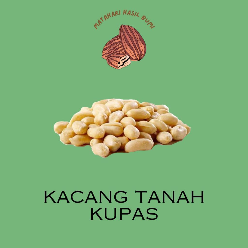 

Kacang Tanah Kupas Curah 1kg