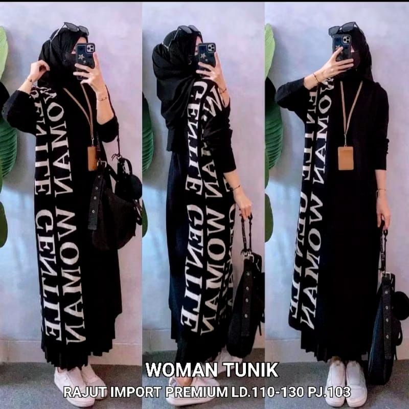 REALPICT GAMIS RAJUT IMPOR PREMIUM OVERSIZE