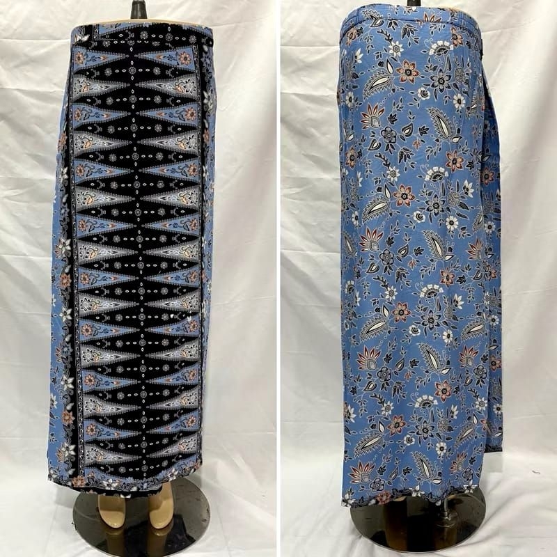 Rok tumpal betawi pucuk rebung motif bunga//Rok tumpal betawi//Rok tumpal batik//rok tumpal