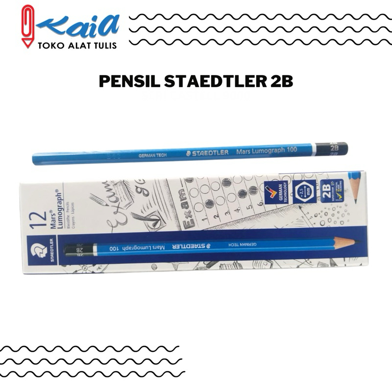 

PENSIL STAEDTLER 2B MARS LUMOGRAPH 100
