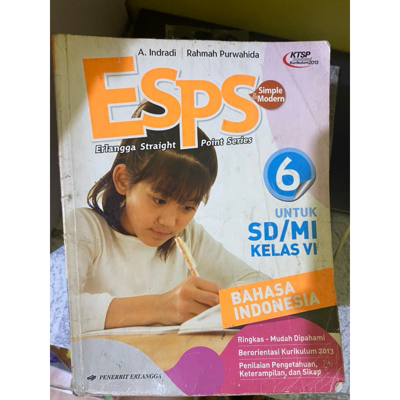 

Buku ESPS Erlangga Preloved kelas 6 SD/MI