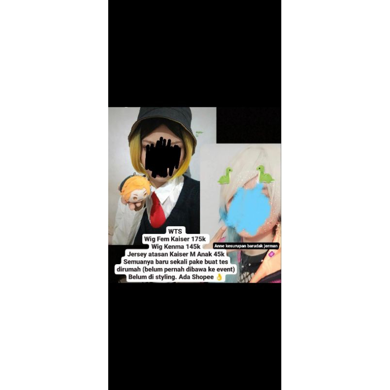 PRELOVED WIG COSPLAY