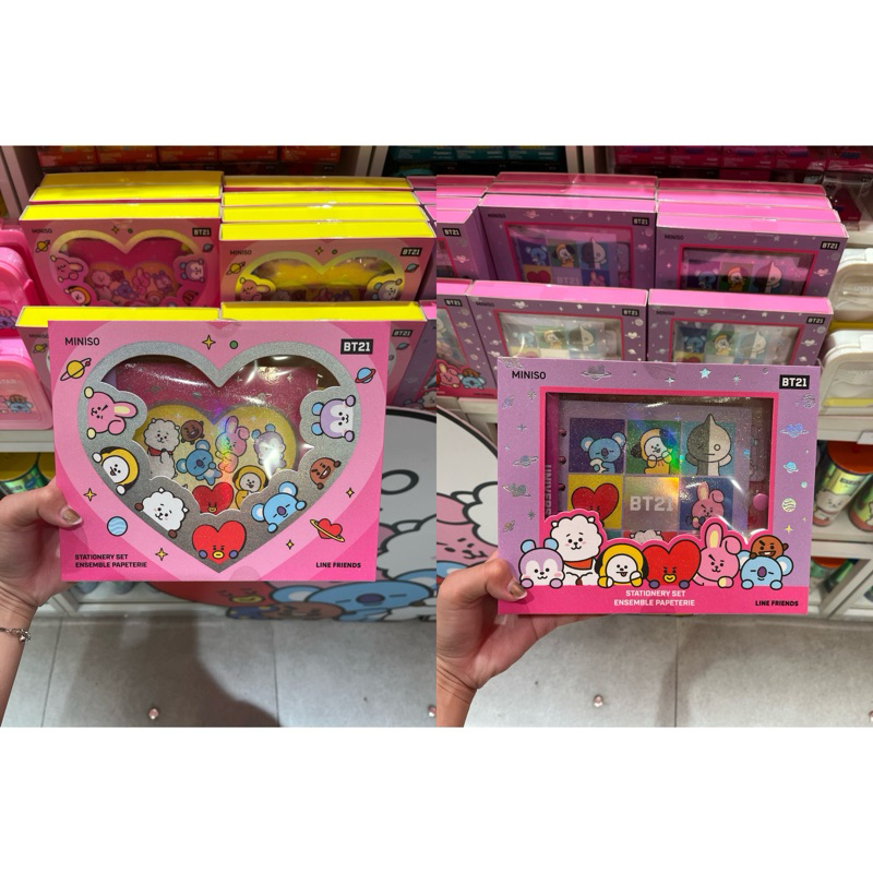 

Miniso x BT21 ‼️ Stationery Set / Book Set BT21 Collections
