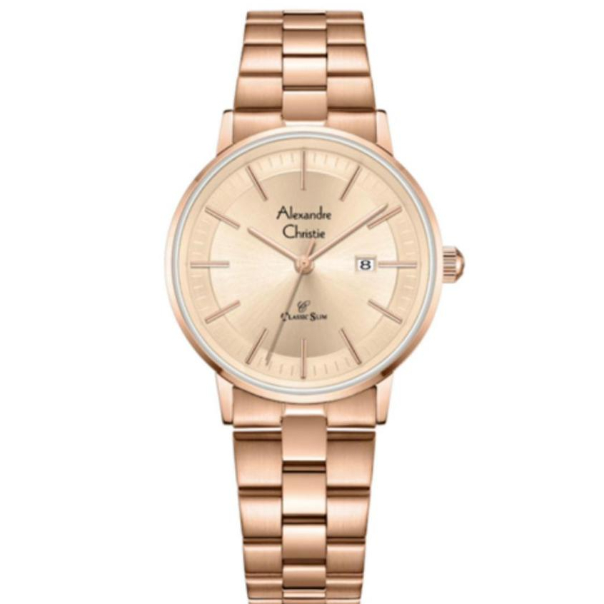 Jam Tangan Wanita Alexandre Christie Classic Slim 8694-LD