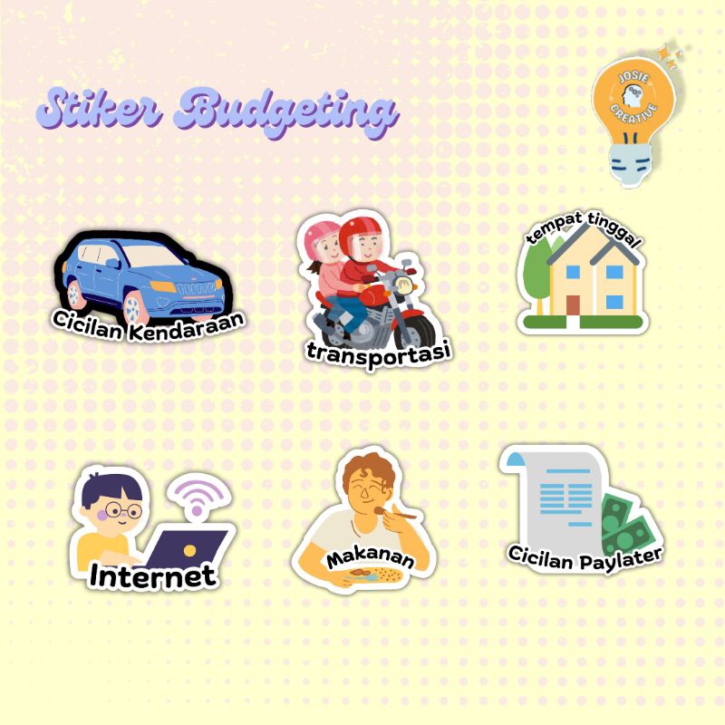 

Josie Creative - Stiker Budgeting - Stiker Keuangan
