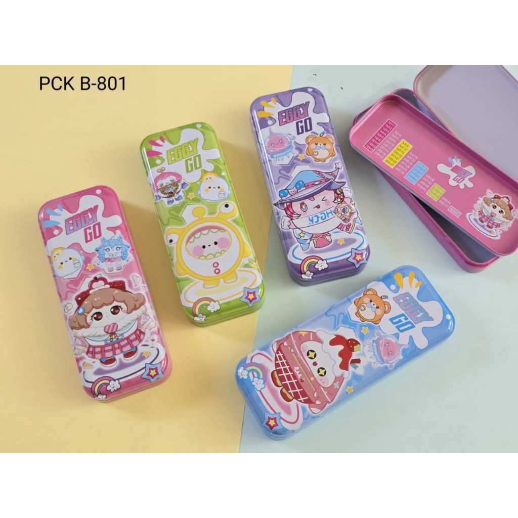 

[PCS] KOTAK PENSIL CEWEK KARTUN EGGY GO PCK B-801 / PENCIL CASE FOR GIRL / TEMPAT PENSIL ANAK LUCU