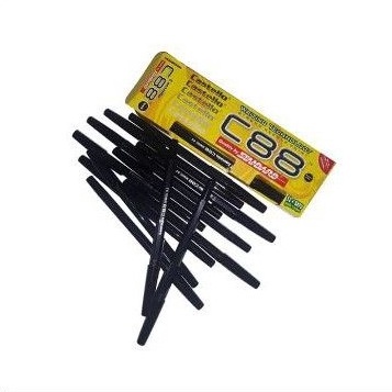 

LUAR BIASA Pulpen Standard Castello C88 5 mm Tinta Hitam Pen