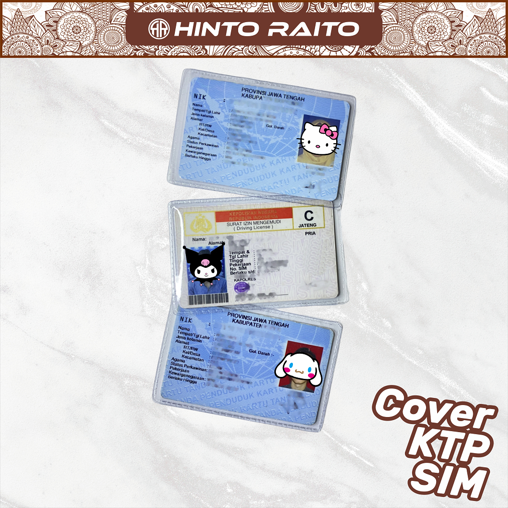 

Cover Pelindung Kartu Identitas KTP SIM Karakter Sanrio - Sampul Pelindung Kartu