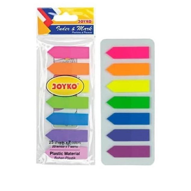 

LUAR BIASA Pembatas sticky notes plastik Index Marker Joyko IM31