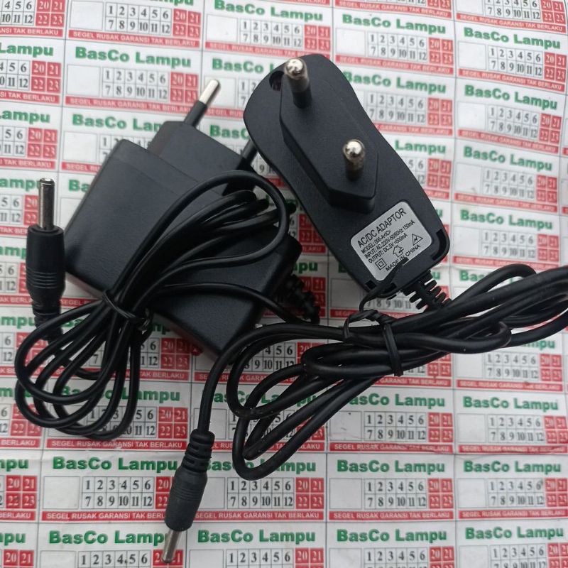 Charger/adaptor senter swatt/senter kepala Jack DC lobang kecil 4.2v