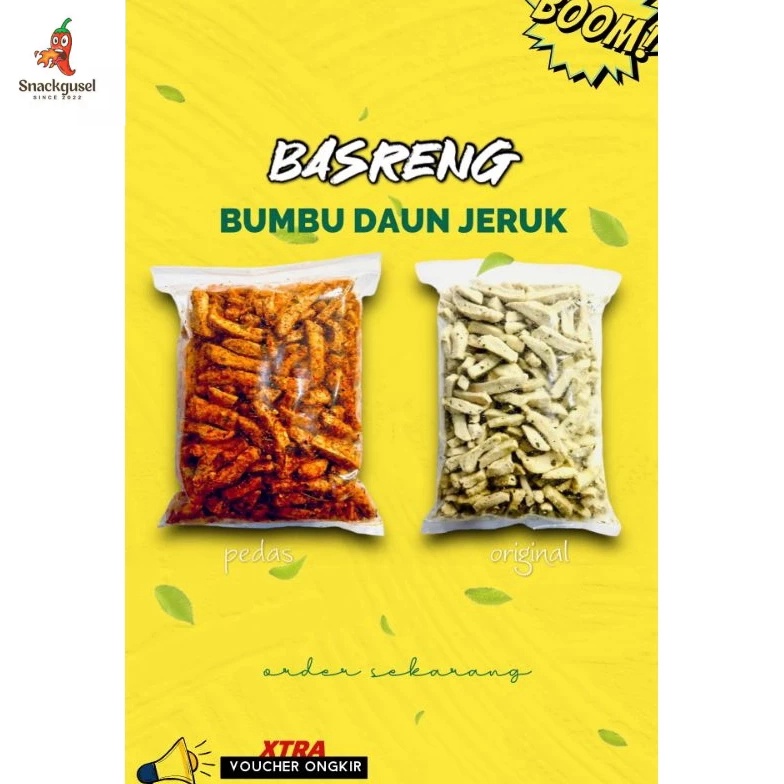 

FANTASTIS BASRENG PAKET HEMAT PEDAS ORIGINAL DAUN JERUK