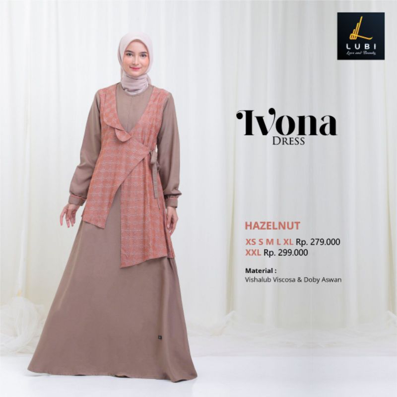 IVONA DRESS BY LUBI/GAMIS TERBARU WANITA/GAMIS WANITA LUBI