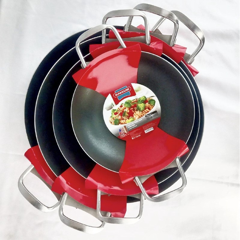 SUNHOUSE Wok Pan Panci Anti Lengket