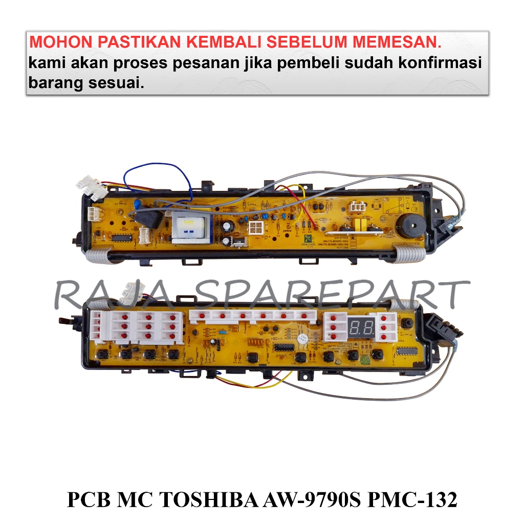 PMC-132 MODUL MESIN CUCI / PANEL / PCB MESIN CUCI TOSHIBA AW-9790S