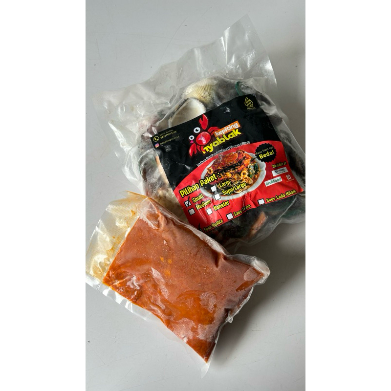 

Seafood nyablak free saus padang