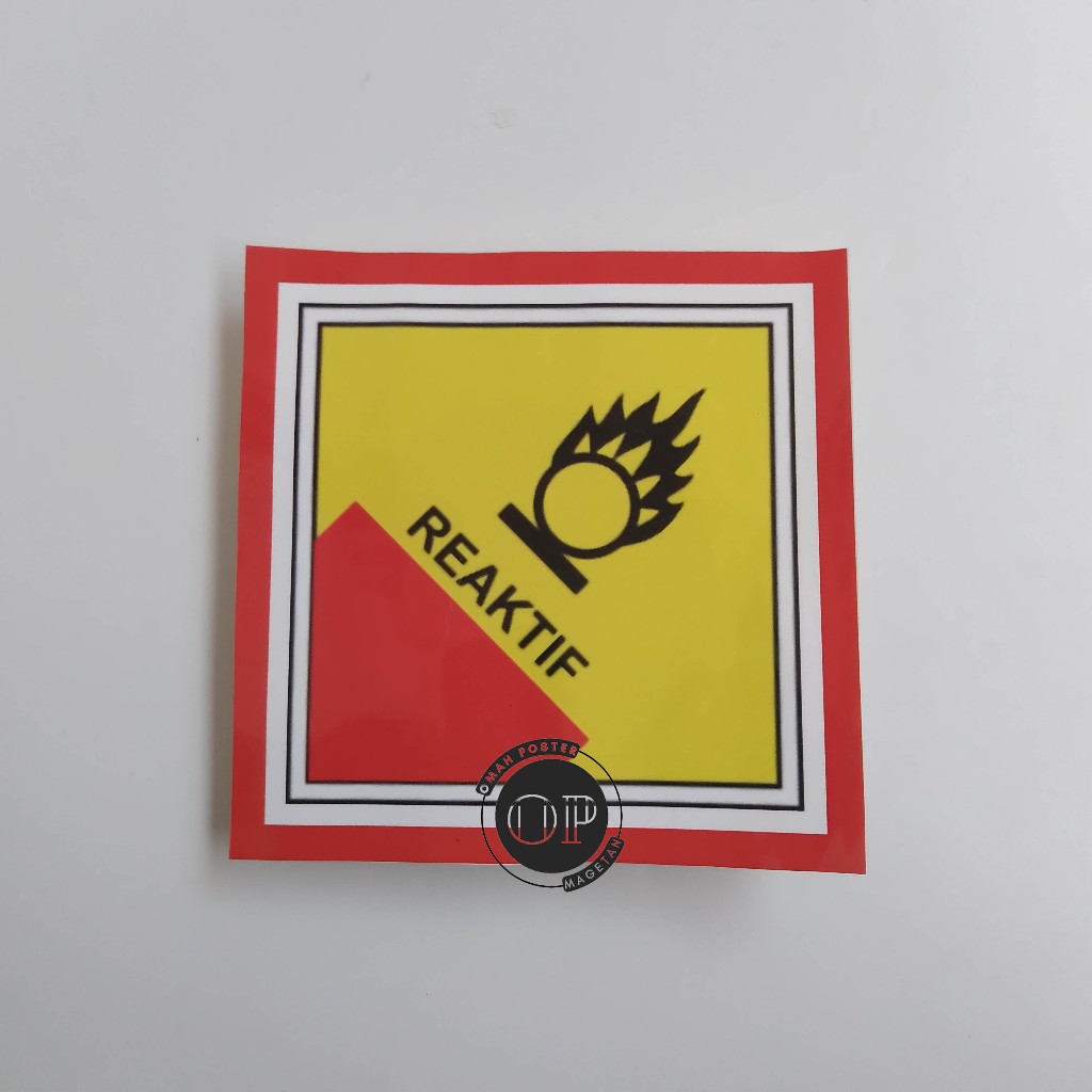 

Stiker Reaktif - Stiker Limbah K3 - Stiker Limbah Hazard