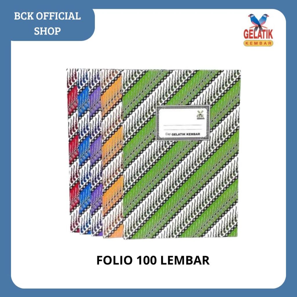 

Buku Gelatik Folio 100 Lembar (pcs)