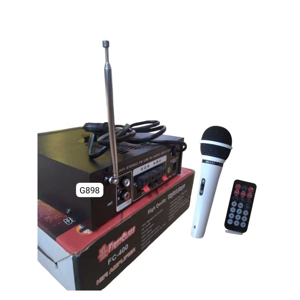 G898  AMPLIFER MINI DIGITAL KARAOKE POWER HIFI AMPLI HIGH QUALITY DIGITAL PLAYER USB SD BLUETOOTH Am