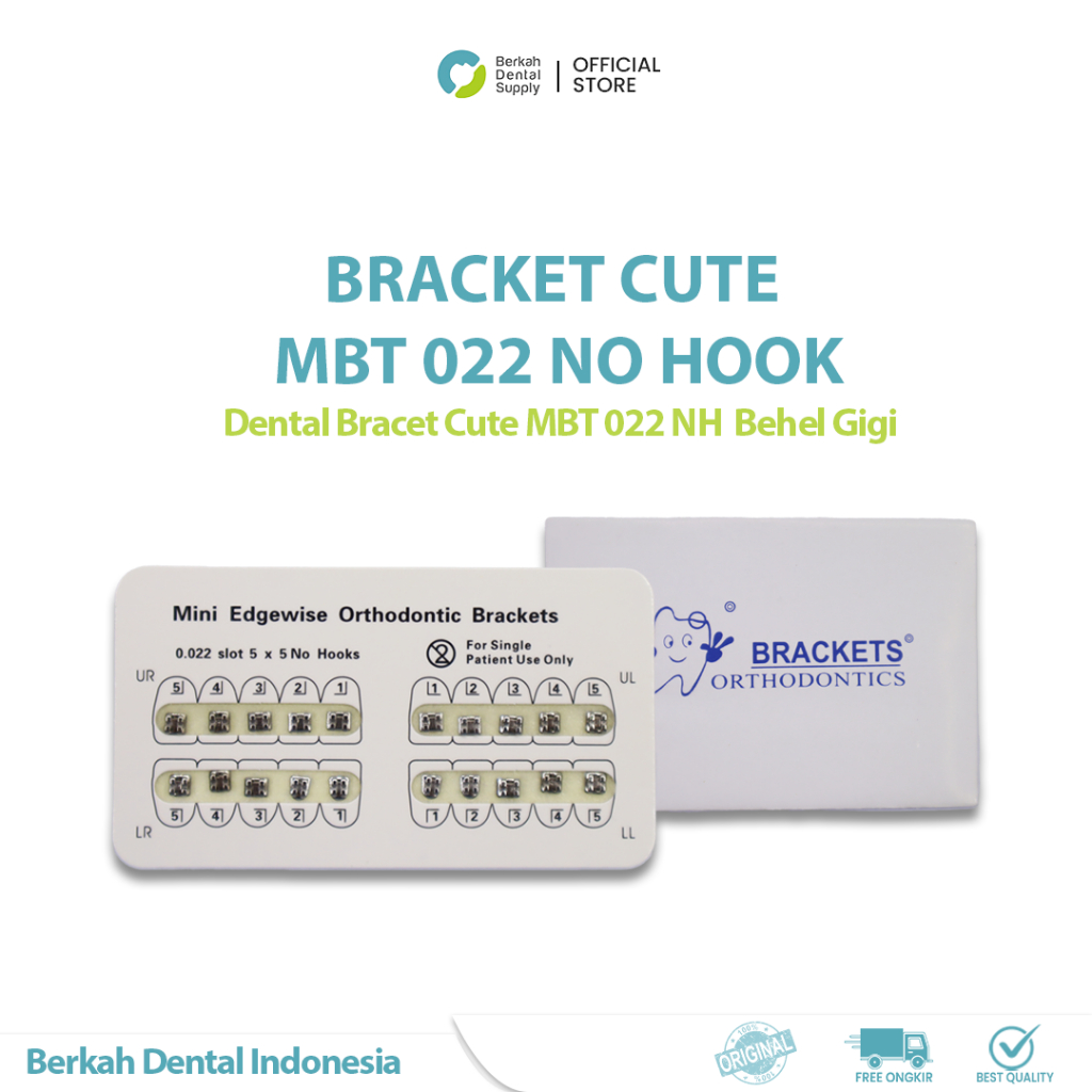 Dental Bracket Cute MBT 022 NH Behel Gigi / Bracket Amplop / Bracket behel gigi