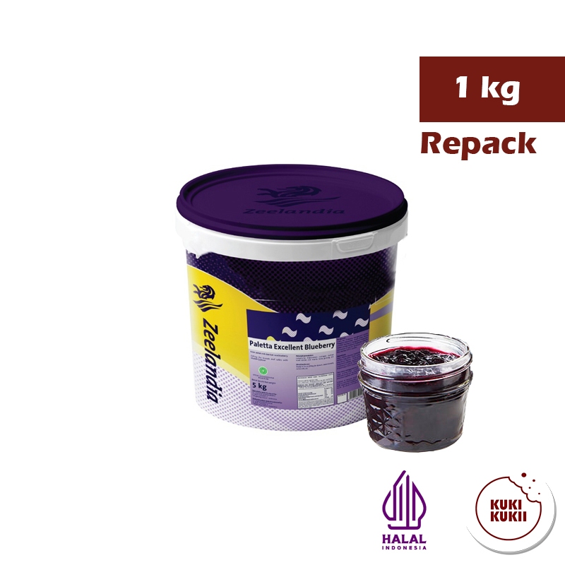 

Zeelandia Paletta Excellent Blueberry 1kg | Selai Paletta Excellent Blueberry 1 kg REPACK